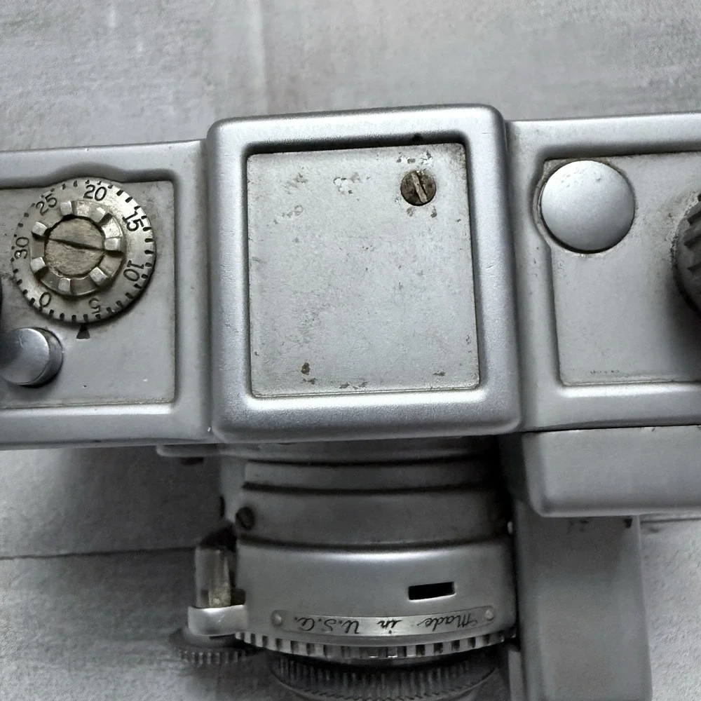 Vintage Kodak 35 Rangefinder Camera w/ Anastar‎ 50mm f/3.5 Lens Untested AS IS